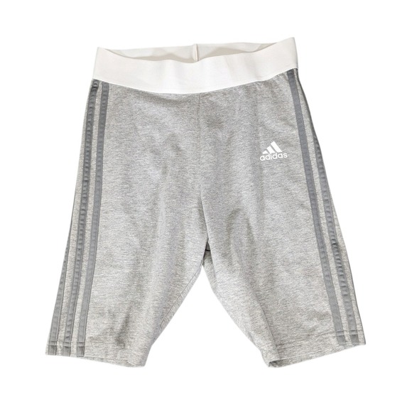 adidas Pants - Adidas W MH CO Shorts Womens Small Grey Heather Athletic Biker Shorts HA1775